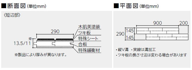フローリング ダイレクトエクセル45S(ツキ板タイプ)
